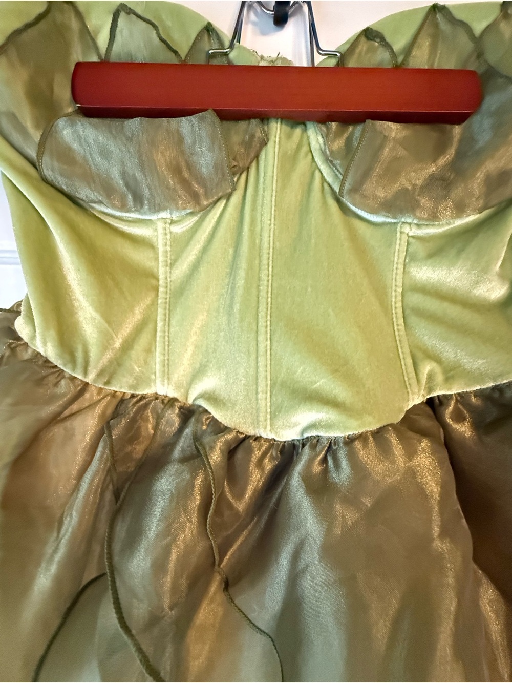 Dolls Kill Trickz N’ Treatz Green Princess Dress Tiana Tinkerbell Inspired SizeM - Picture 4 of 9